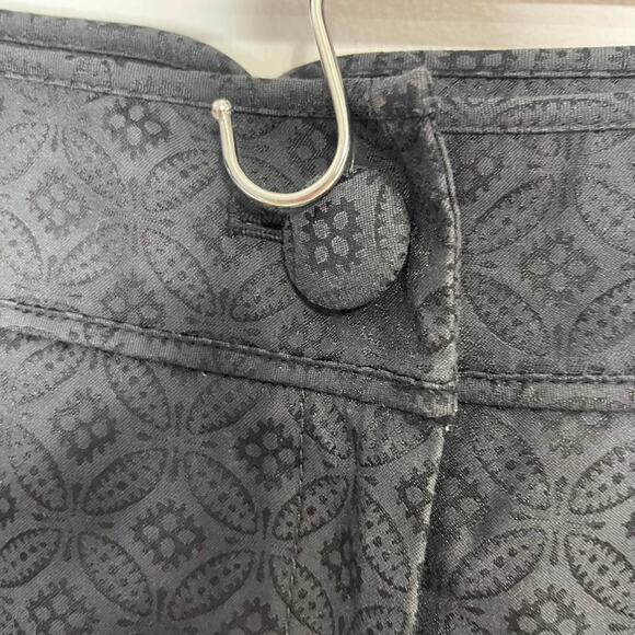 Ann Taylor women's 14 dress pants trousers slacks black MARGO capris cropped - Picture 3 of 13